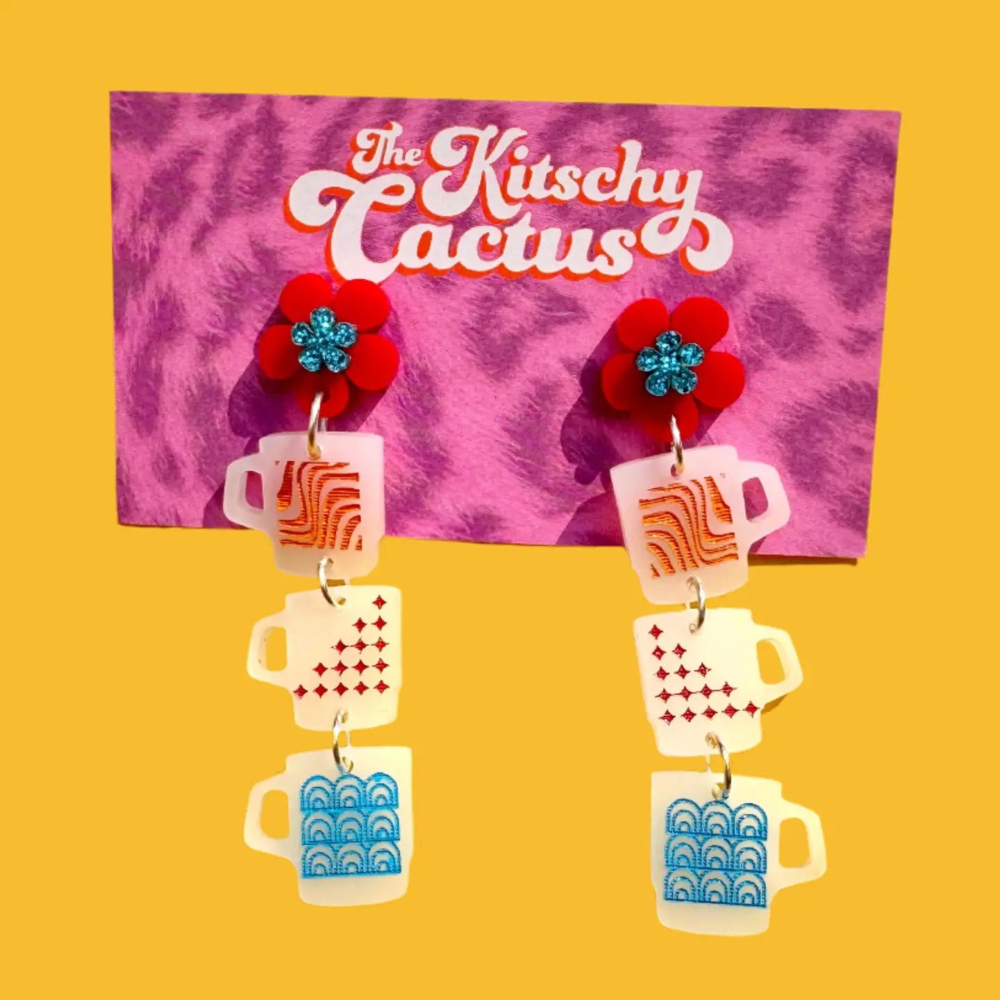 The Kitschy Cactus - Earrings