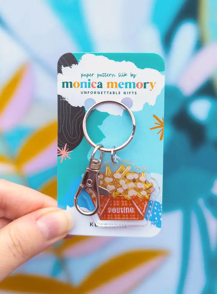 Paper Pattern Silk - Keychains