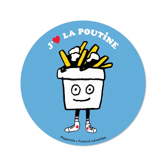 Paperole - Poutine Bumper Sticker