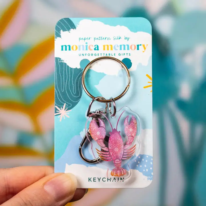 Paper Pattern Silk - Keychains