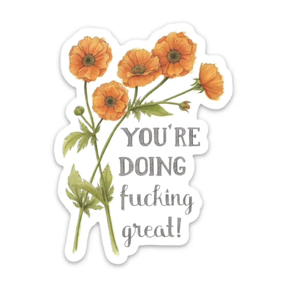 Naughty Florals - Stickers