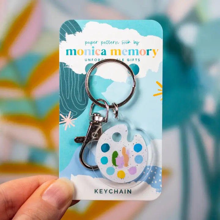 Paper Pattern Silk - Keychains