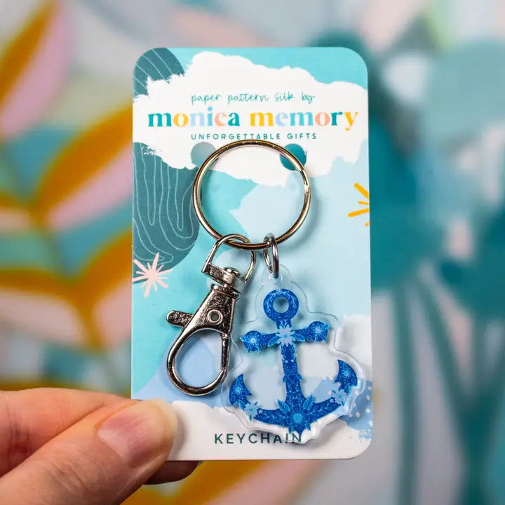 Paper Pattern Silk - Keychains