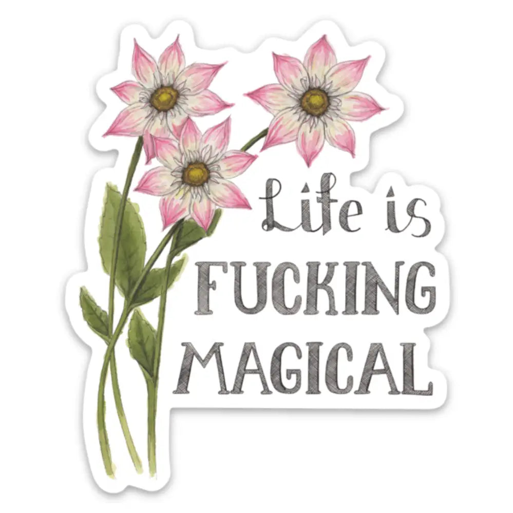 Naughty Florals - Stickers