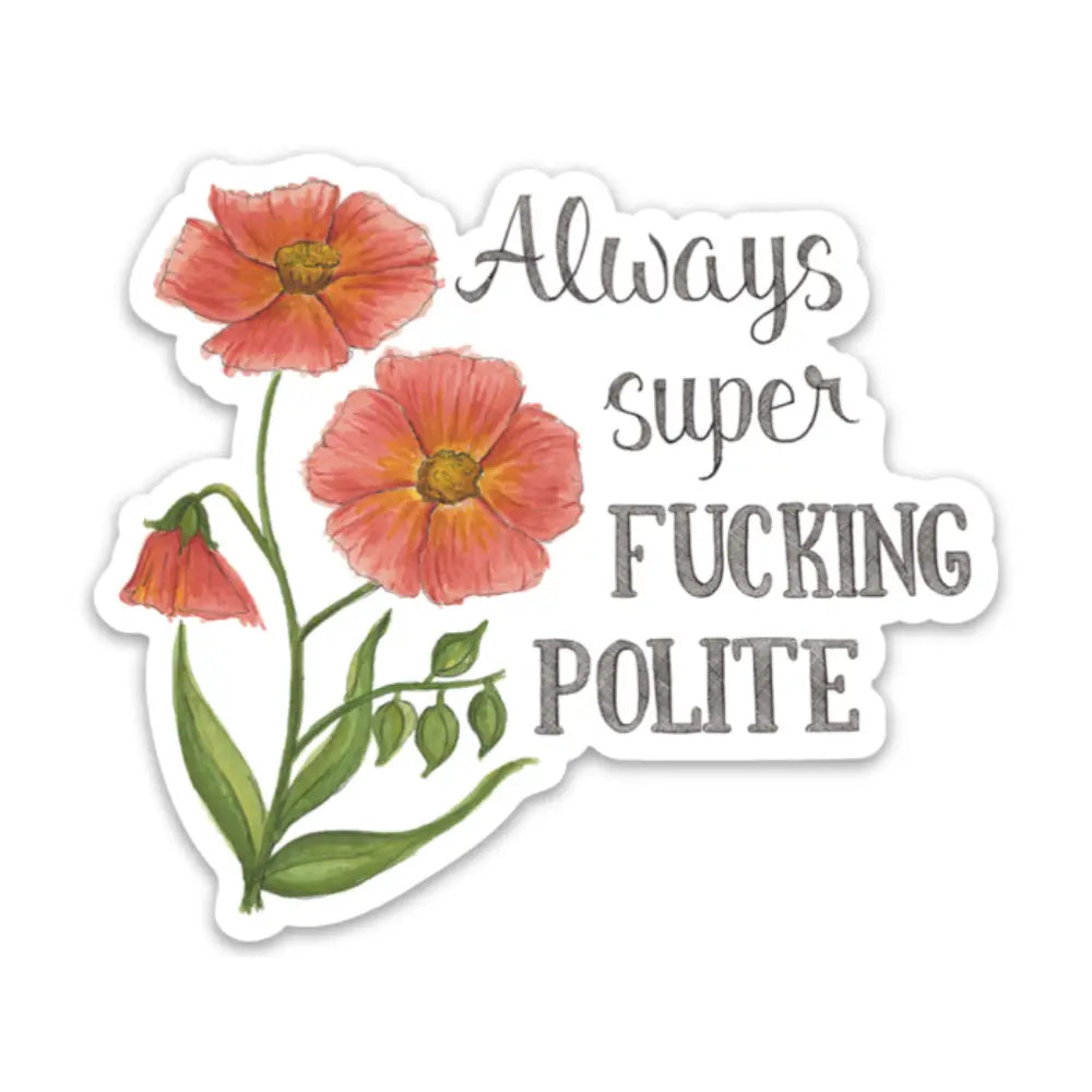 Naughty Florals - Stickers