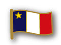 Acadian Flag Pin