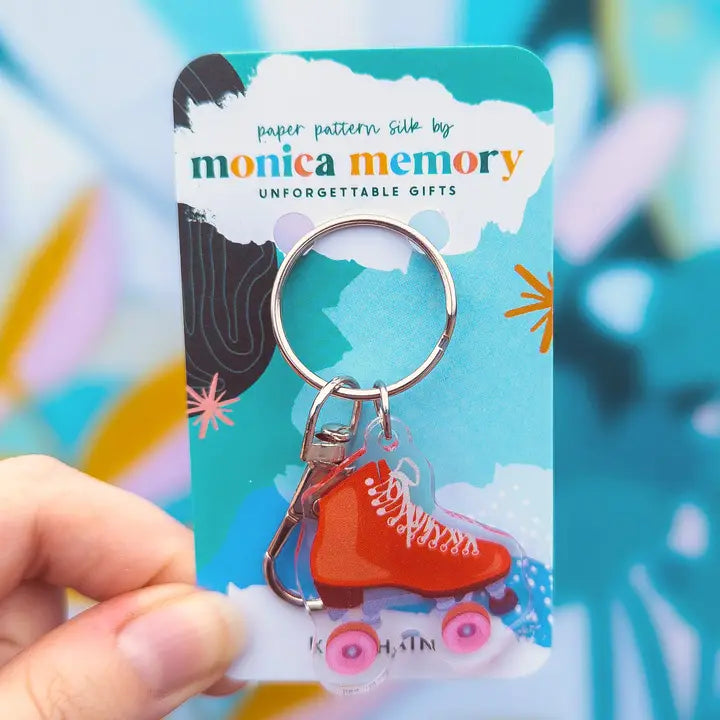 Paper Pattern Silk - Keychains