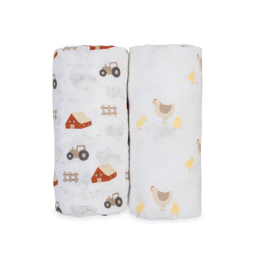 Lulujo - 2 Pack Cotton Swaddles