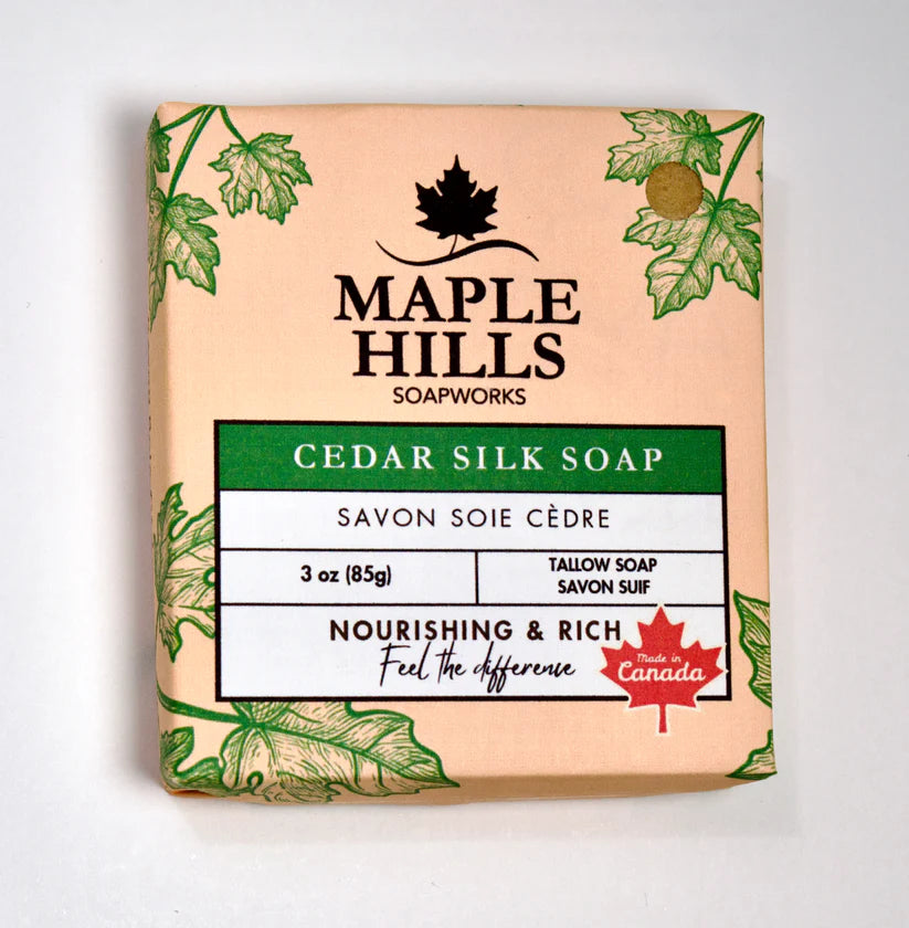 Cedar Silk Soap | Maple Hills Soapworks