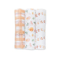 Lulujo - 3 Pack Cotton Swaddles