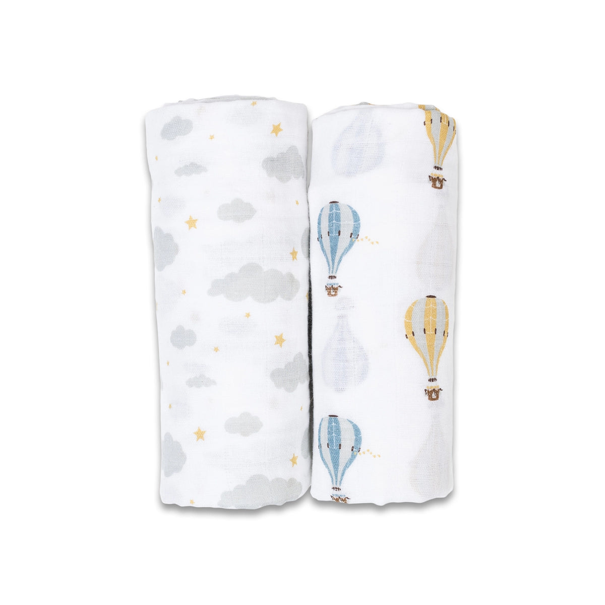 Lulujo - 2 Pack Cotton Swaddles