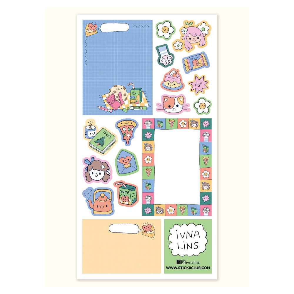 Ivna Lins - Stickers Sheet