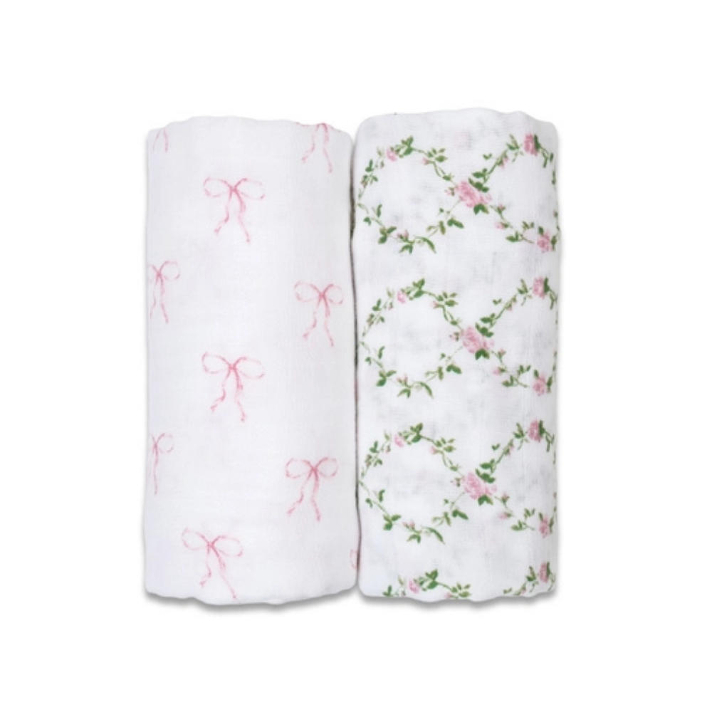 Lulujo - 2 Pack Cotton Swaddles