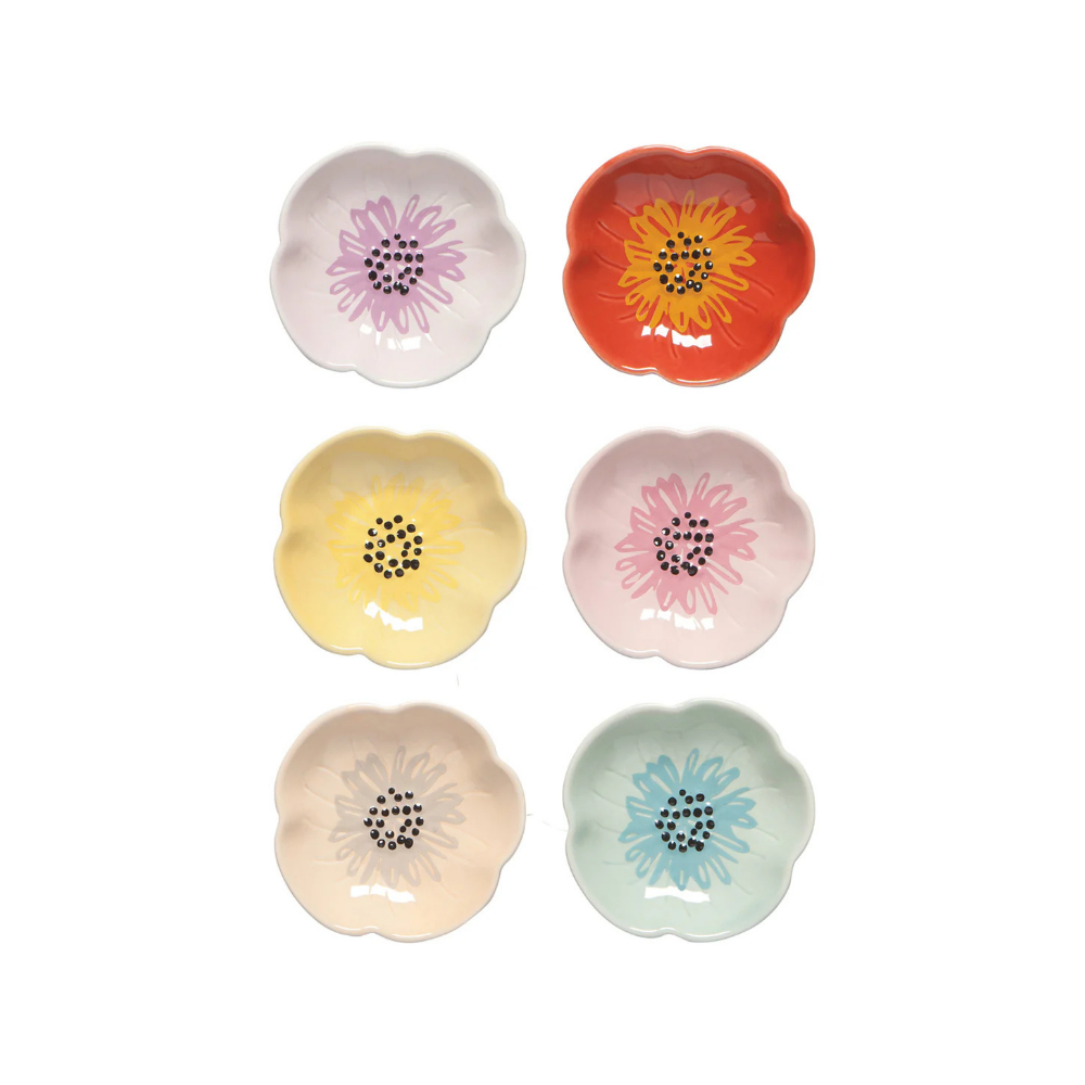 Flower Pinch Bowls
