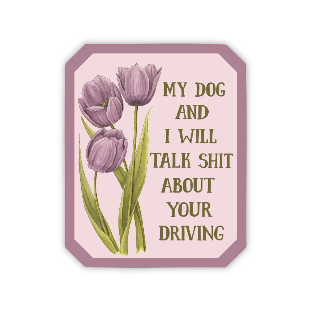 Naughty Florals - Bumper Stickers