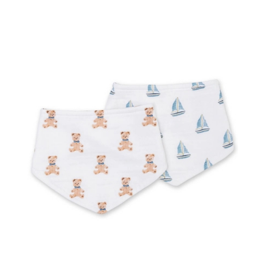Lulujo - Bandana Bibs (2 pack)