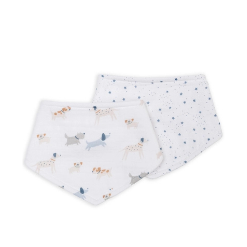 Lulujo - Bandana Bibs (2 pack)