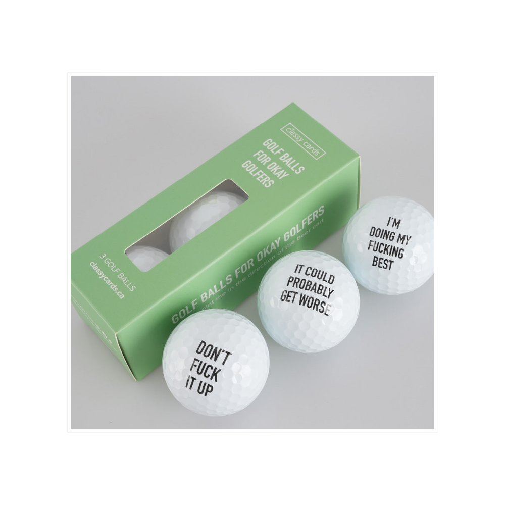 Classy Cards - Golf Balls